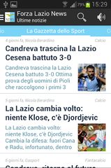 Screenshot 1: Forza Lazio News