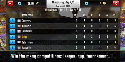 Screenshot 4: Handball Manager