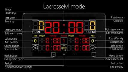 Screenshot 9: Scoreboard Lacrosse