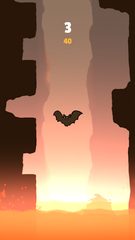 Screenshot 1: Bat Rush: Lava Escape !