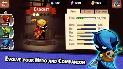 Screenshot 1: Tiny Blade - Dark Slayer