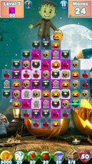 Screenshot 2: Halloween Games 2 - fun puzzle games match 3 games