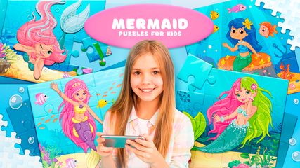Screenshot 1: Mermaid Puzzles for Kids