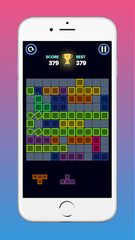 Screenshot 5: Tetra! Glow Block Puzzle