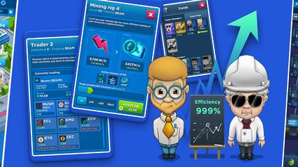 Screenshot 2: Crypto Idle Miner: Bitcoin mining game