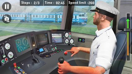 Screenshot 1: Modern Train Driving Simulator - Train Games 2021