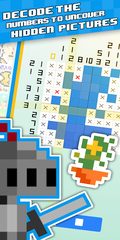 Screenshot 1: Falcross - Nonogram & Picture Cross Puzzles