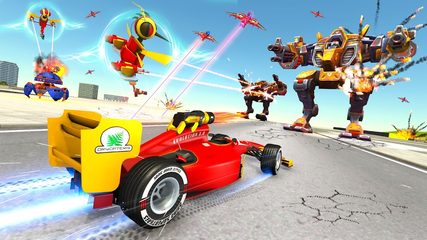 Screenshot 8: Dragon Fly Robot Car Game 3d