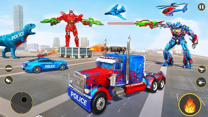 Screenshot 22: Police Truck Robot Game – Dino