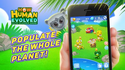 Screenshot 2: How human evolved: cute clicker game