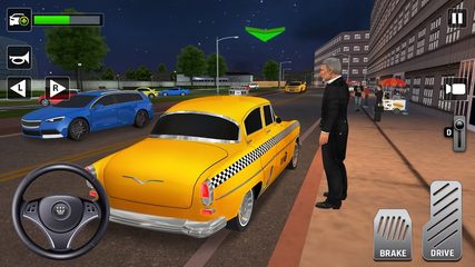 Screenshot 2: City Taxi Driving 3D Simulator