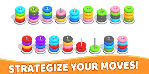 Screenshot 14: Color Hoop Stack - Sort Puzzle