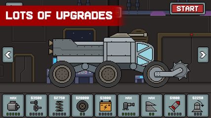 Screenshot 1: Death Rover: Space Zombie Race