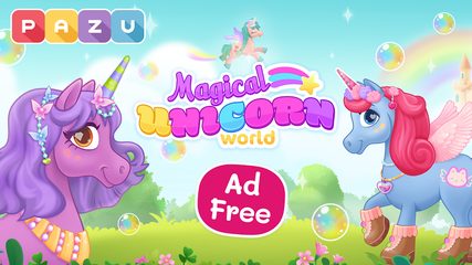 Screenshot 1: My Magical Unicorn Girls Games