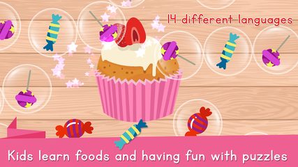 Screenshot 4: Food Puzzle for Kids: Preschool