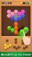 Screenshot 1: Wood Block Puzzle - Hexa