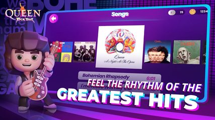 Screenshot 2: Queen: Rock Tour - The Official Rhythm Game
