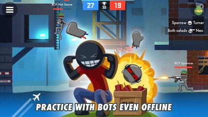 Screenshot 3: Stickman Combats: Multiplayer Stick Battle Shooter
