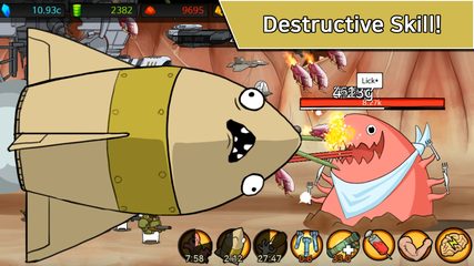 Screenshot 4: Missile Dude RPG : idle shot