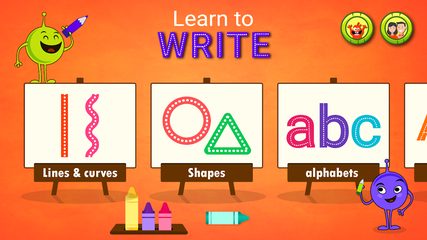 Screenshot 17: Tracing Letters and Numbers -