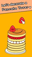 Screenshot 1: Pancake Tower Decorating