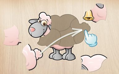 Screenshot 1: Animals Puzzle for Kids 🦁🐰🐬🐮🐶🐵
