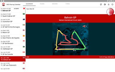 Screenshot 22: Racing Calendar + Ranking 2022