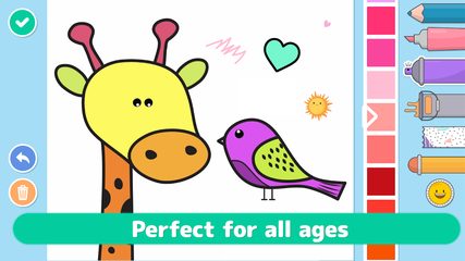 Screenshot 5: Coloring games for kids 🎨 Learn & painting games