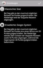 Screenshot 4: Skatabrechnung