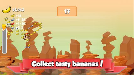Screenshot 1: Survival Sam - Monkey Jump