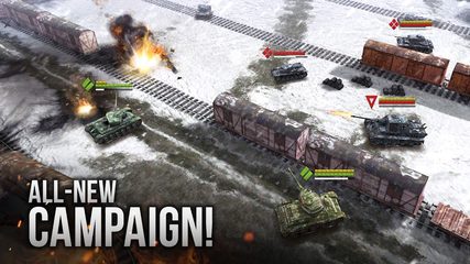 Screenshot 1: Armor Age: WW2 tank strategy