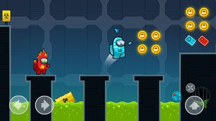 Screenshot 2: Crewmate Adventure: Animation Parkour