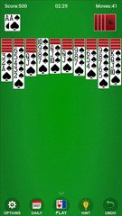 Screenshot 1: Spider Solitaire