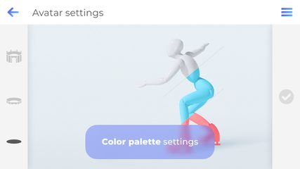Screenshot 4: Freezio Figure Skating 3D app for training jumps.