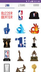 Screenshot 1: NBAmoji