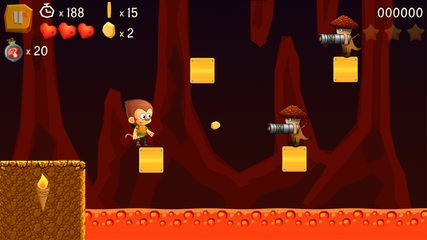Screenshot 3: Super Kong Jump - Monkey Bros & Banana Forest Tale