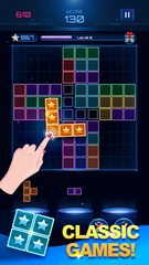 Screenshot 4: Glow Block Puzzle: Color Classic Puzzle Legend