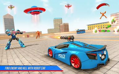Screenshot 3: Bus Robot Car War - Robot Game