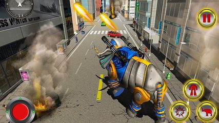 Screenshot 17: Elephant Vs Lion Robot Game