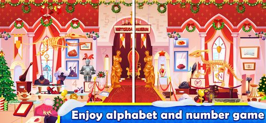 Screenshot 4: Christmas Hidden Objects : Alphabets & Numbers