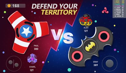 Screenshot 1: Realtime Fidget Spinner Games