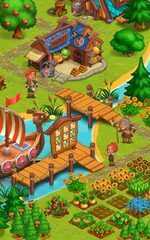 Screenshot 1: Vikings and Dragon Island Farm