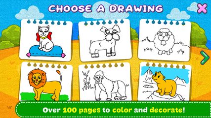 Screenshot 2: Coloring & Learn Animals