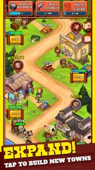 Screenshot 2: Idle Frontier: Tap Town Tycoon