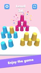Screenshot 1: Cup Stacking
