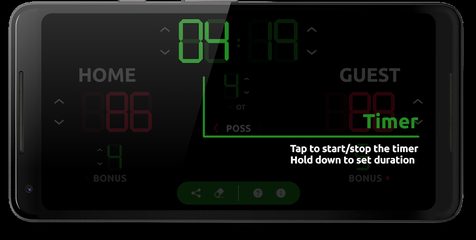 Screenshot 4: Basketball Scoreboard