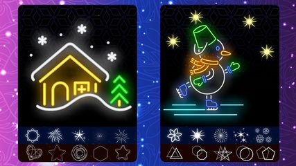 Screenshot 18: Glow Doodle Art - Color & Draw