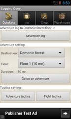 Screenshot 1: Logging Quest