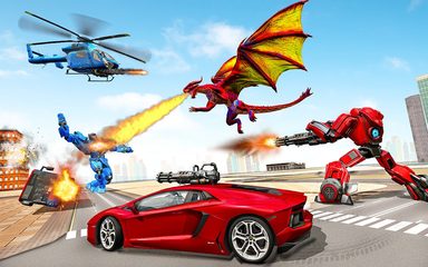 Screenshot 9: Dragon Robot Car Games 3d
