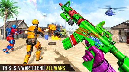 Screenshot 1: Fps Encounter Robot Shooting Games: Fps Shooter